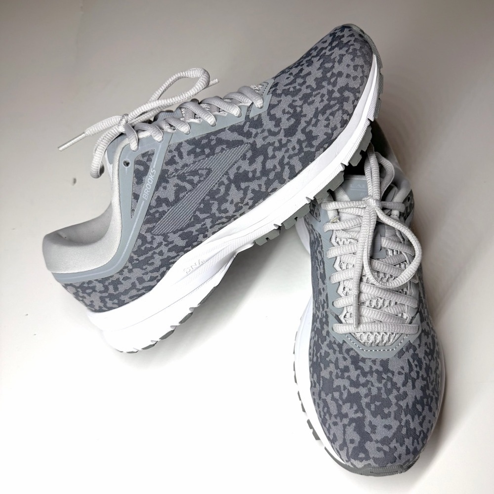 Brooks Women’s Launch 5 Gray Patterned Athletic Running Sneakers Size- 8 M - Picture 3 of 9